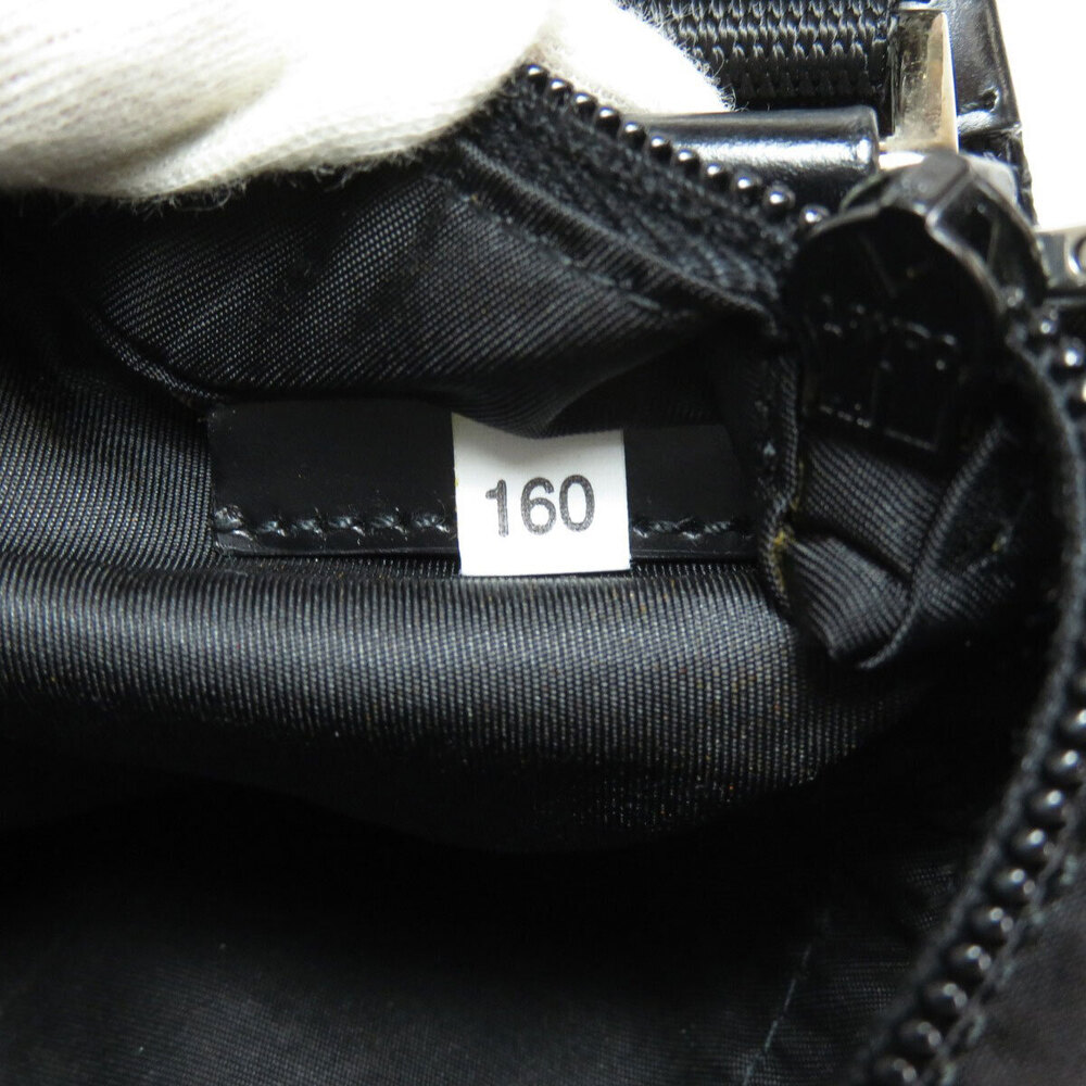 Prada logo plate Black Shoulder Crossbody bag - Picture 7 of 11